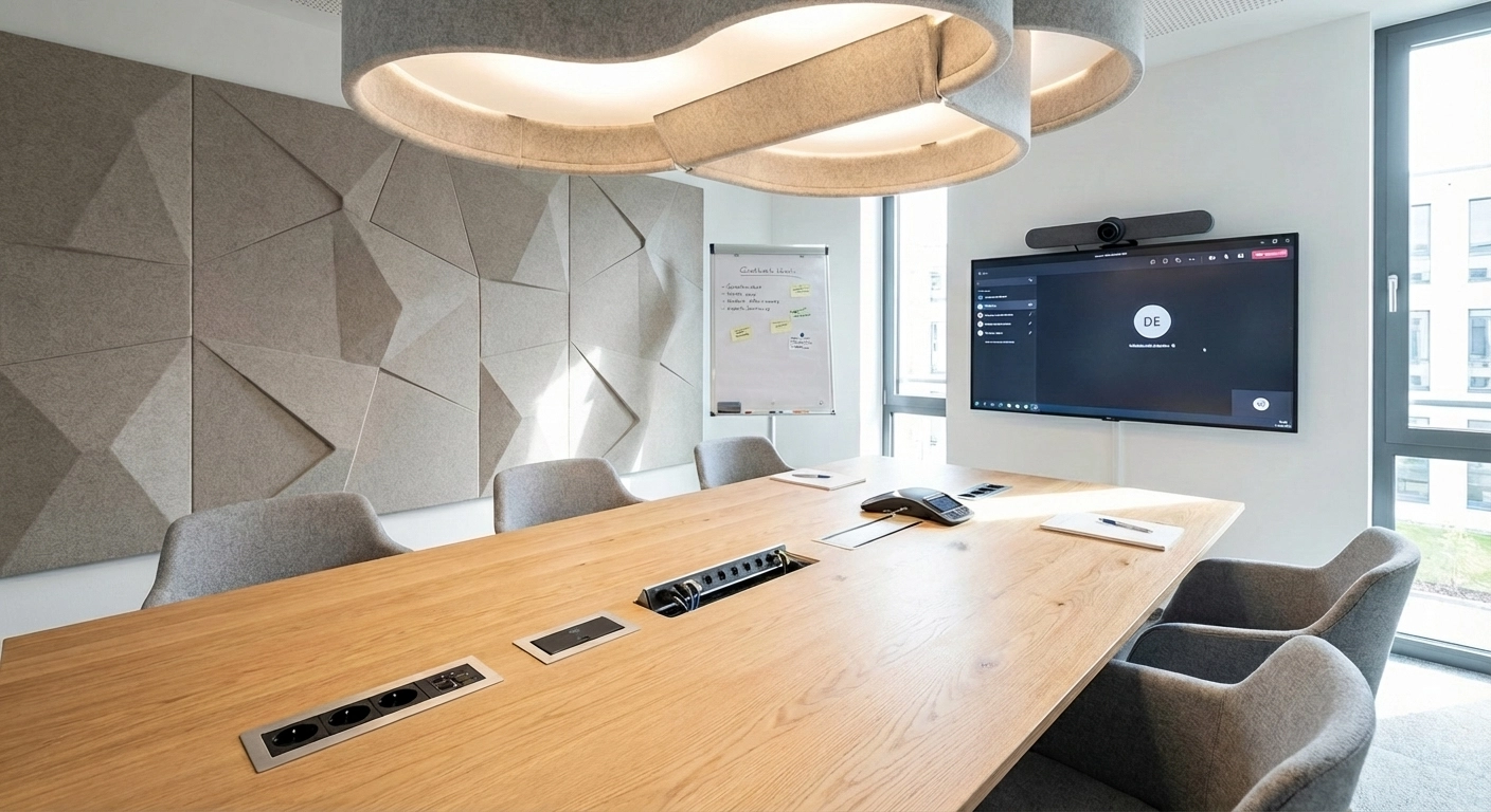 Besprechungsraum einrichten 2026: Technik, Akustik und Kosten nach Raumtyp