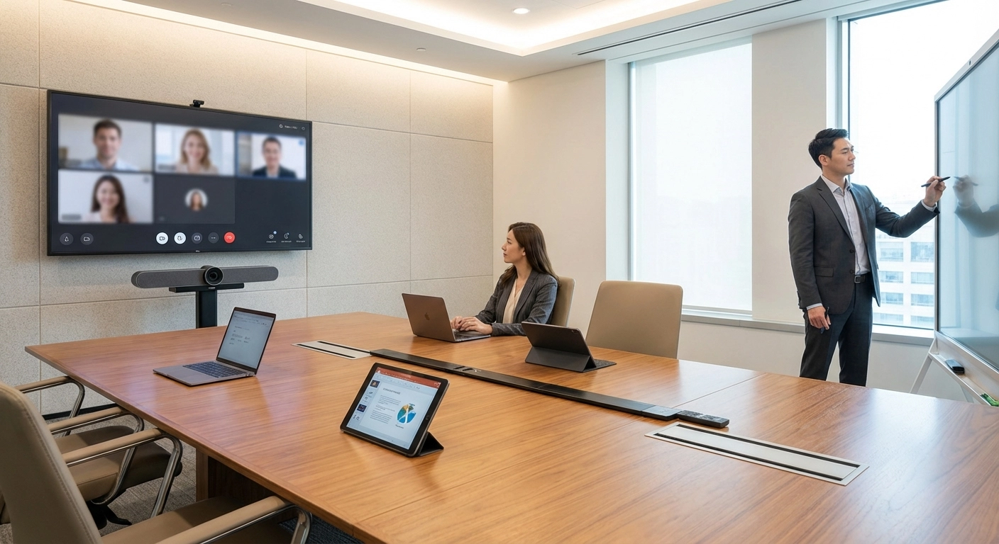Besprechungsraum einrichten 2026: Technik, Möbel & Konferenzkultur