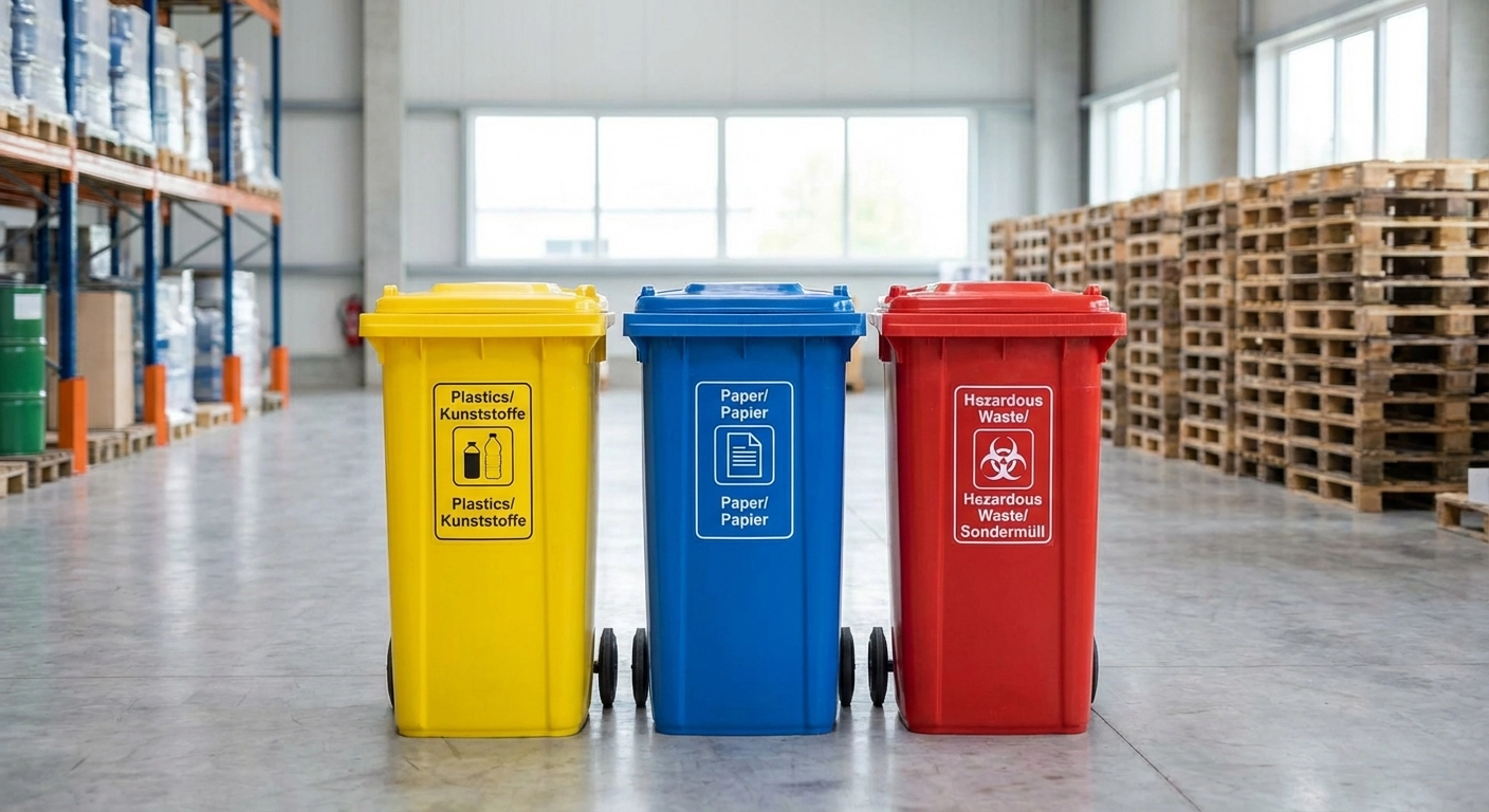 Betriebliche Abfalltrennung 2026: GewAbfV und EU-Richtlinie — Was Betriebe jetzt wissen müssen