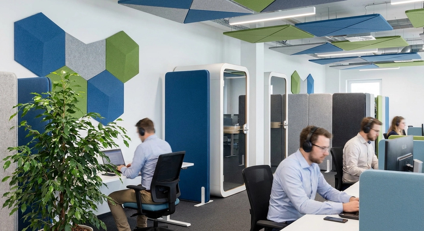 Büroakustik 2026: Lärm, Schallschutz und was wirklich hilft