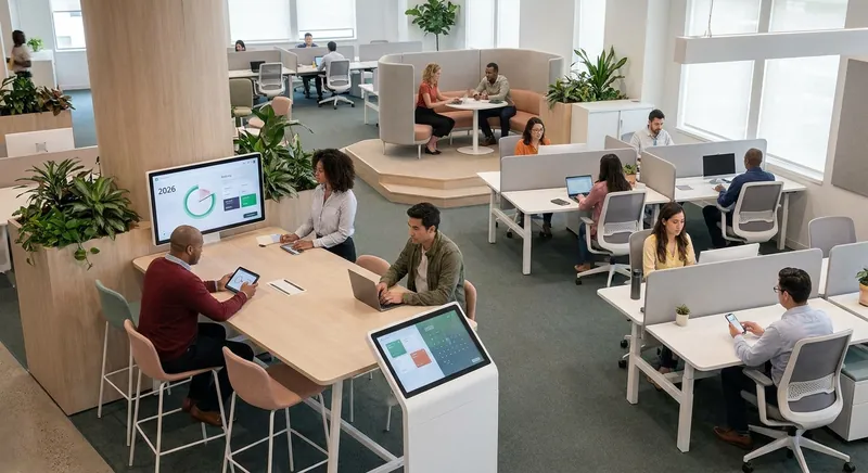 Desk-Sharing 2026: Buchungssysteme, Quoten, Recht