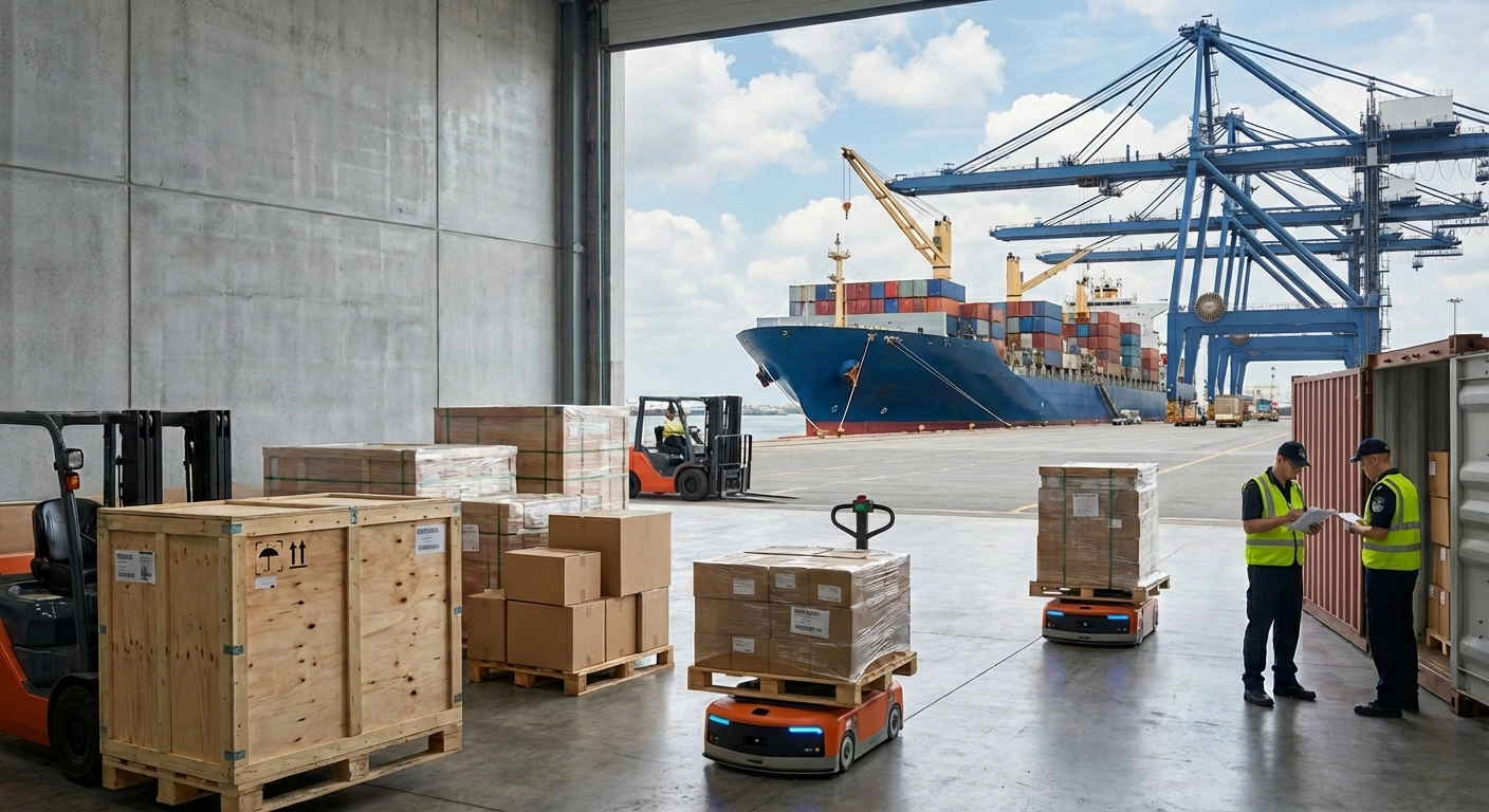 Globale Lieferketten und Transportverpackung: Exportverpackung, ISPM 15, Seefracht, Korrosionsschutz