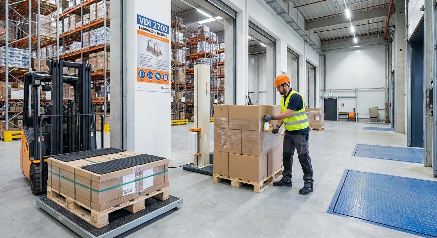 Ladungssicherung im Lager: Paletten sichern, Verladung und Verantwortung nach VDI 2700