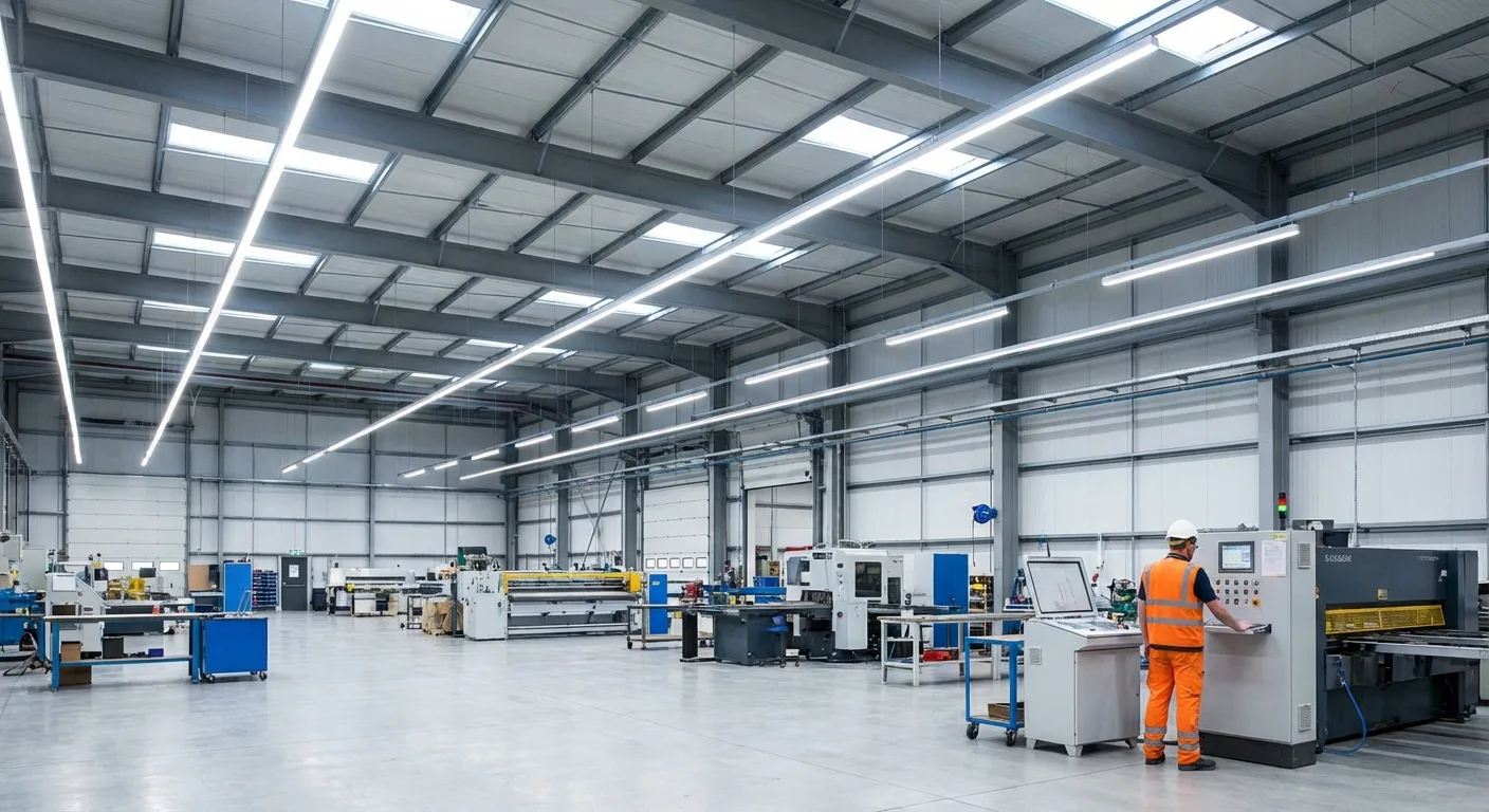 LED-Hallenbeleuchtung: Leitfaden für Industrie und Werkstatt