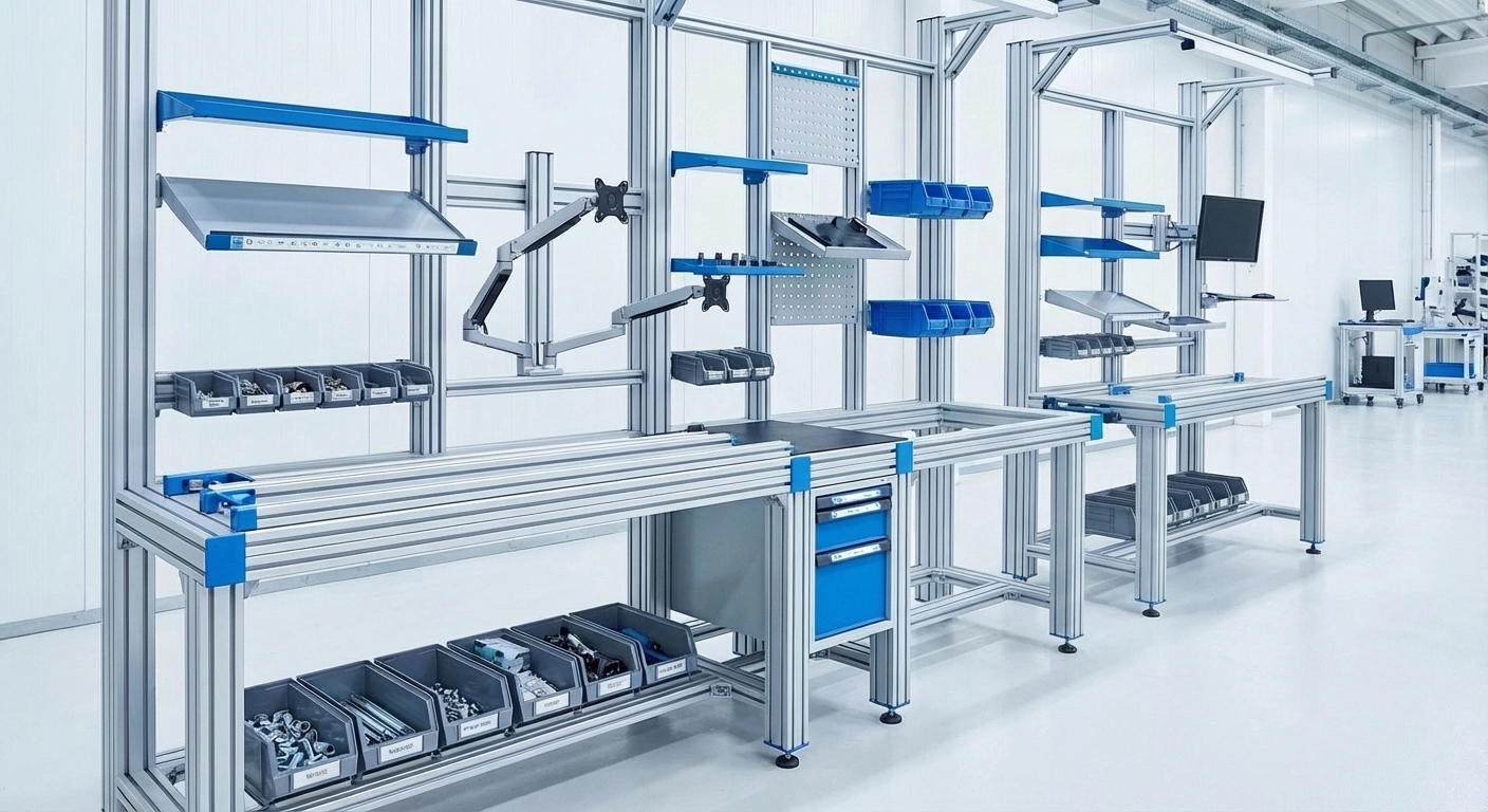 Modulare Werkbanksysteme: Warum sich Konfigurierbarkeit in der Fertigung rechnet