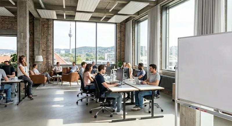New Work Konzept Stuttgart: Bürotransformation für den BW-Mittelstand 2026