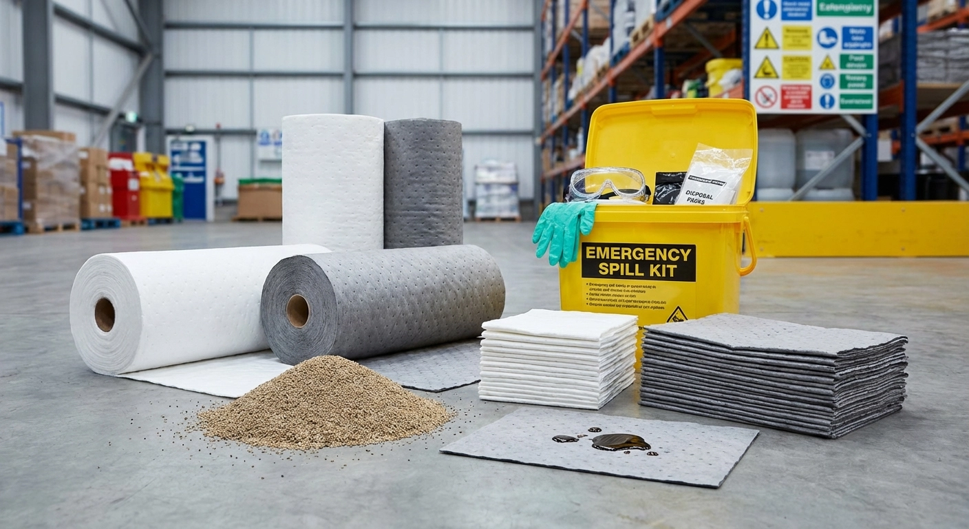 Ölbindemittel und Bindevliese 2026: Granulat vs. Vlies im Betrieb