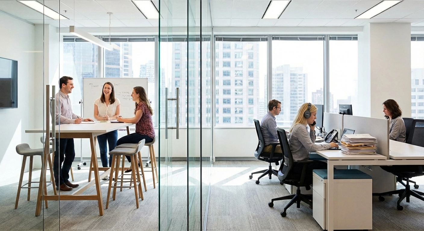 Open Space Büro 2026: Vorteile, Nachteile & was wirklich funktioniert