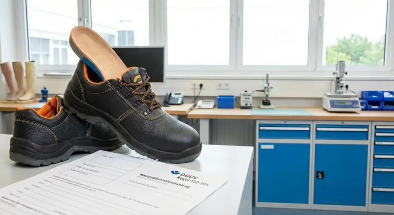 Orthopädische Sicherheitsschuhe nach DGUV Regel 112-191: Kostenübernahme und Baumusterprüfung