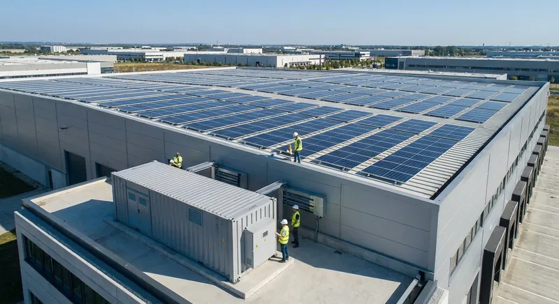 Photovoltaik auf Industriedächern: Eigenverbrauch maximieren, Energieautarkie stärken in der Krise 2026