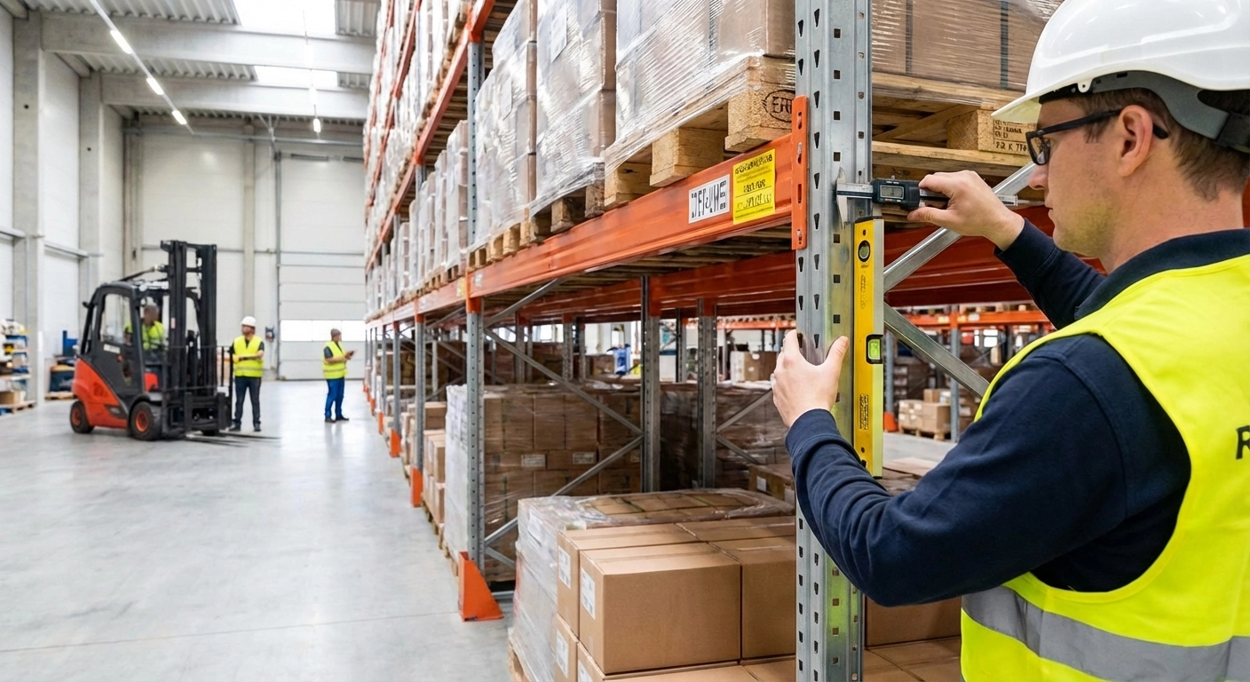 Regalprüfung im Betrieb: Was DGUV 208-061 und DIN EN 15635 von Lagerbetreibern verlangen