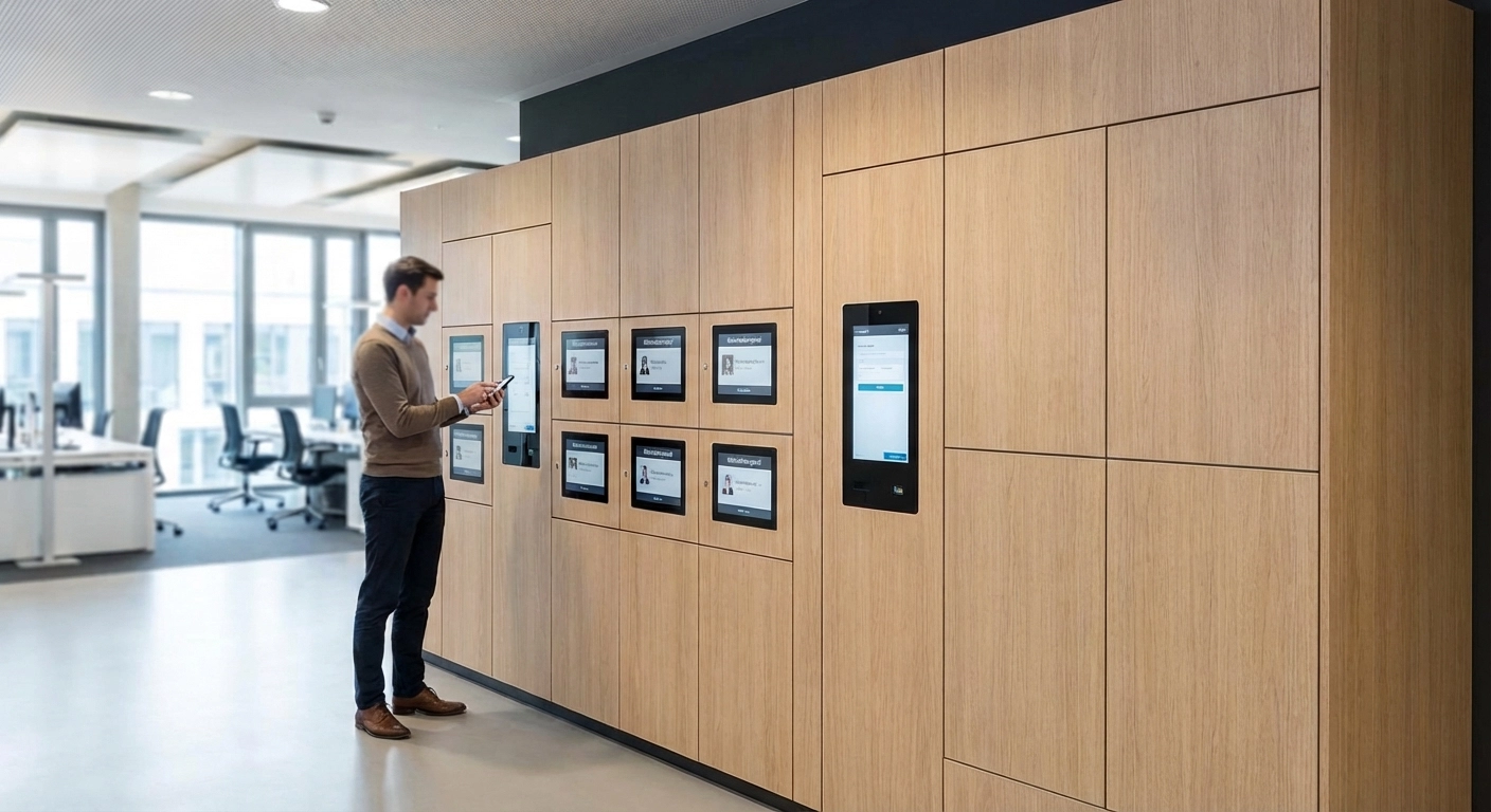 Smart Locker im Unternehmen: Vom Mitarbeiterspind zur automatisierten IT-Ausgabe