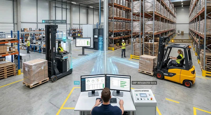 Warehouse Management System (WMS) für Stapler-Flotten: Anbindung an ERP, SAP EWM und Logistik-Interface