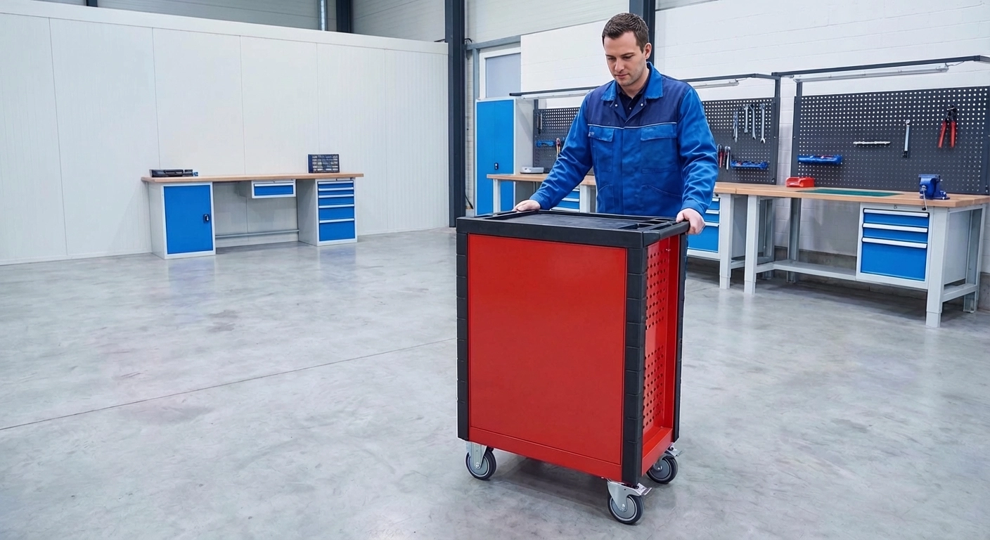 Werkzeugwagen und mobile Werkstattlösungen: Ordnung und 5S in der Praxis