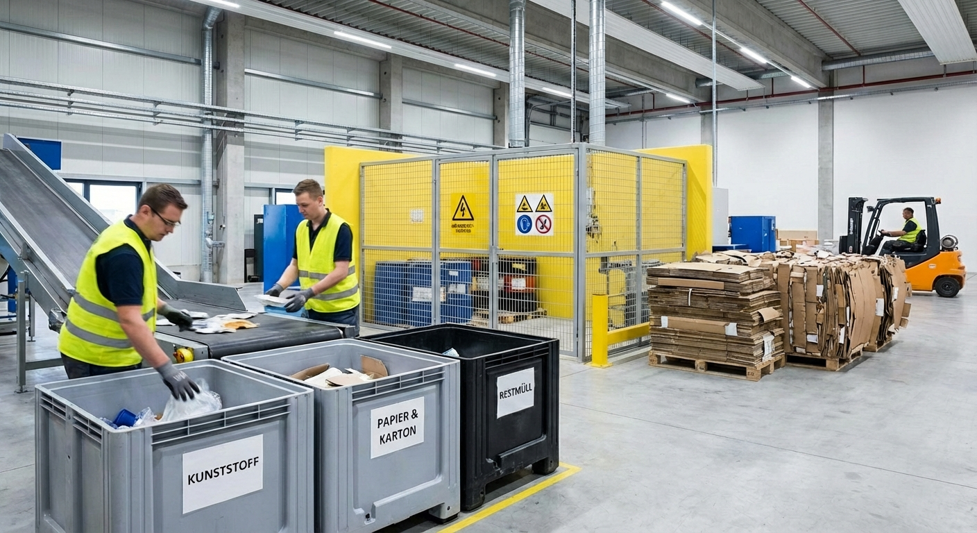 Umwelt — Abfallentsorgung, Gefahrstofflagerung, Reinigung & Recycling